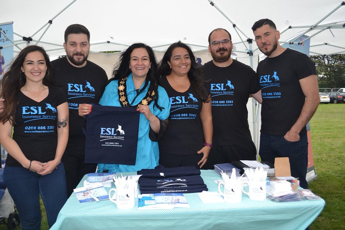 Saray Karakus Mayor of Enfield visited our stand at the 2nd Cypriot Cultural Festival.
#mayorofenfield #saraykarakus #cypriot #cypriotculture #cypriotfestival #insurance #insurancebroker #eslinsurance #eslteam #festival #businesses #londoncity #londoner #londonlife #londonsummer