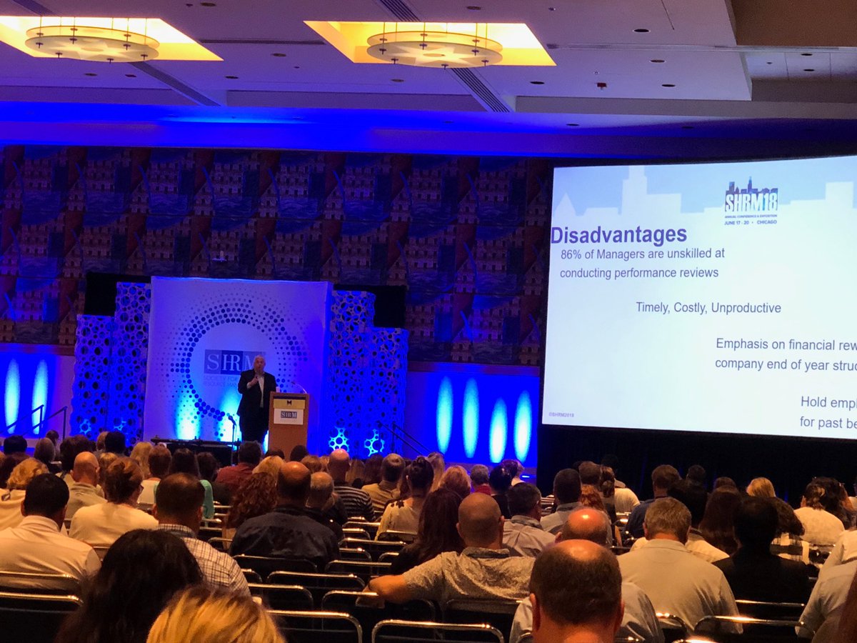 Mark Fogel at #SHRM18: 86% of mgrs unskilled at conducting performance reviews #HRCIPOWER