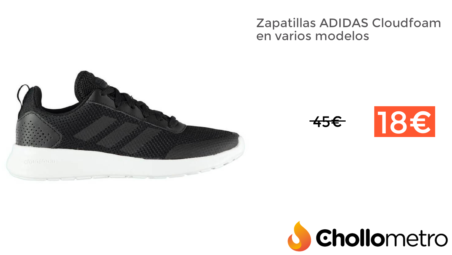 Chollometro on Twitter: "#CHOLLO Zapatillas ADIDAS Cloudfoam en varios modelos disponibles por 18€ ➡️ https://t.co/lQRFgOFhzo https://t.co/iuilAW22bp" Twitter