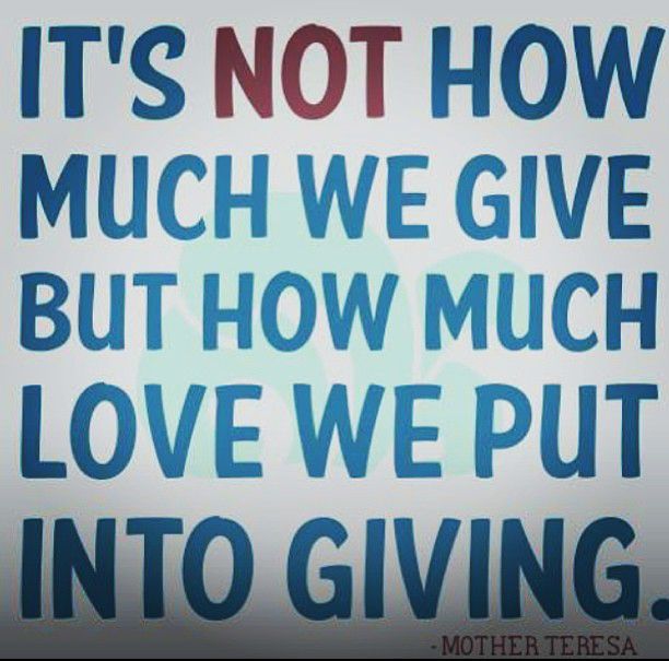 WakeSPS's tweet photo. "It's not how much we give but how much we put into giving." -Mother Teresa
#NonprofitEssentials #WakeCERT https://t.co/E8iLDj7rxA