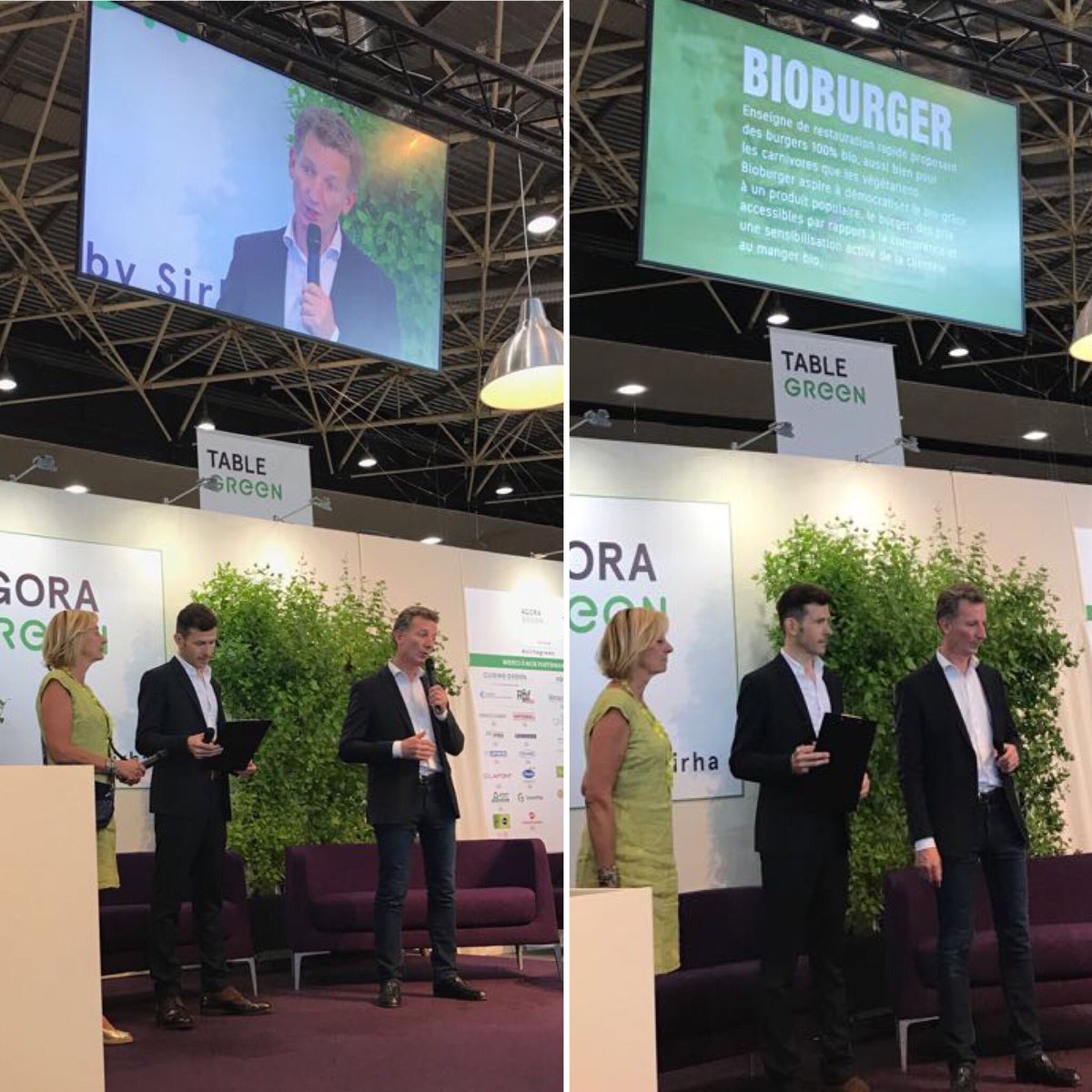 [#LeadersClub] Marie-Odile Fondeur pour le <a href="/Sirha_Green/">Sirha Green</a> et Nicolas Riché, président du <a href="/leadersclubfr/">Leaders Club France</a>, présentent les #palmesgreen et les nommés #SirhaGreen