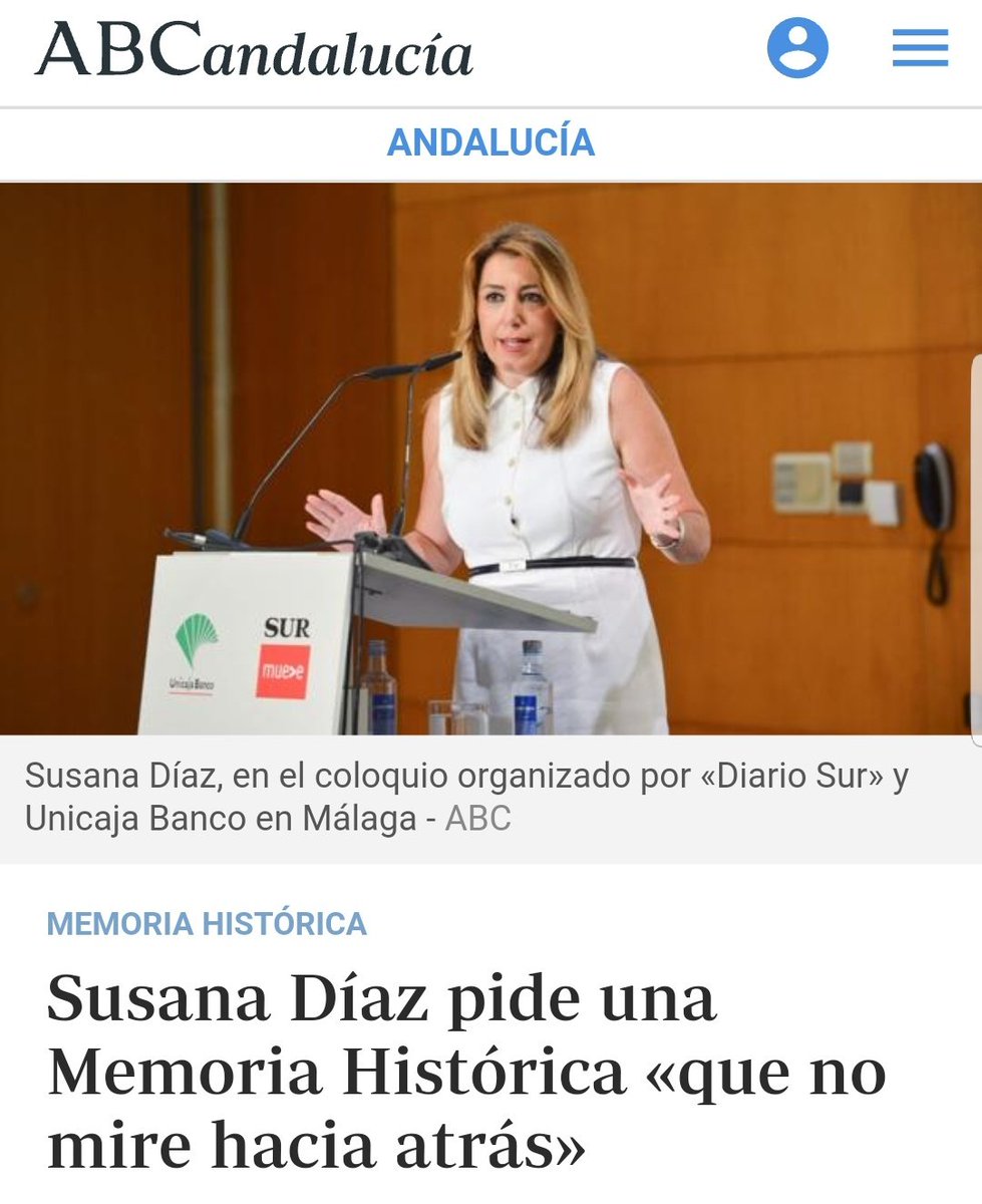 chispa34720356's tweet photo. Susana Díaz pide una Memoria sin memoria y una Historia sin Historia, vamos igualito que su PSOE, que es Socialista sin Socialistas y Obrero sin Obreros. Si es que.... más coherente ya y se nos hace pepera 🙄🙄 https://t.co/vU4E7fxeRa