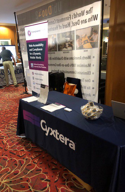 CompliSheriff's tweet photo. Meet with @cyxtera Compliance Sheriff team at the 2018 National ADA Symposium @ADASymposium https://t.co/SZaHbZ0Ozd