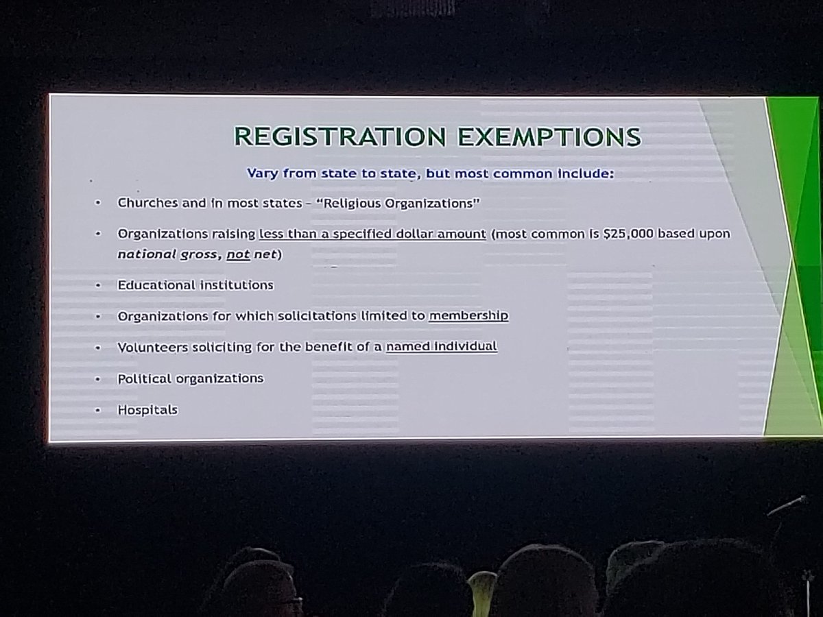 ConnectForMore's tweet image. Confused about your state&apos;s #nonprofit #fundraising solicitation laws? Check out this #usefulresource from #TracyLBoak to help determine your #compliance. #AFP18PP @AFPFL @AFPSuncoast