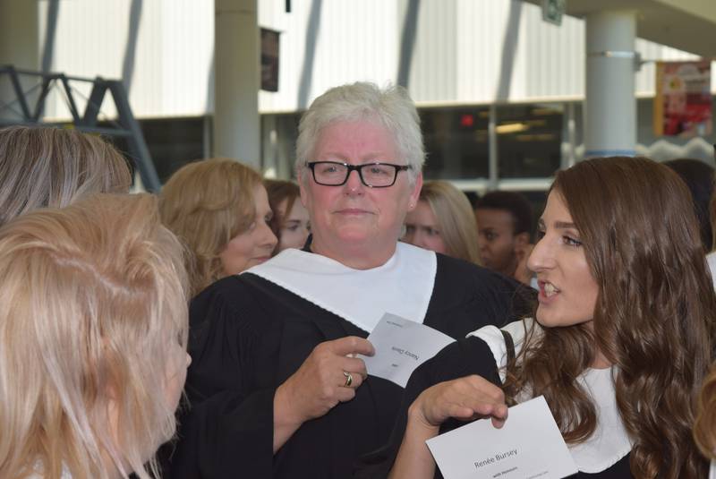 NSCCNews's tweet photo. We're so proud of @NSCCTruro Campus #NSCCGrad Nancy Davis. The mature student completed her High School Graduation Diploma and built skills as a Continuing Care Assistant through #CCALink >>> https://t.co/peTCigzNq8 Congratulations Nancy on your achievement! @nsgov @NSLAE #NSSAL https://t.co/huRthaC3cg