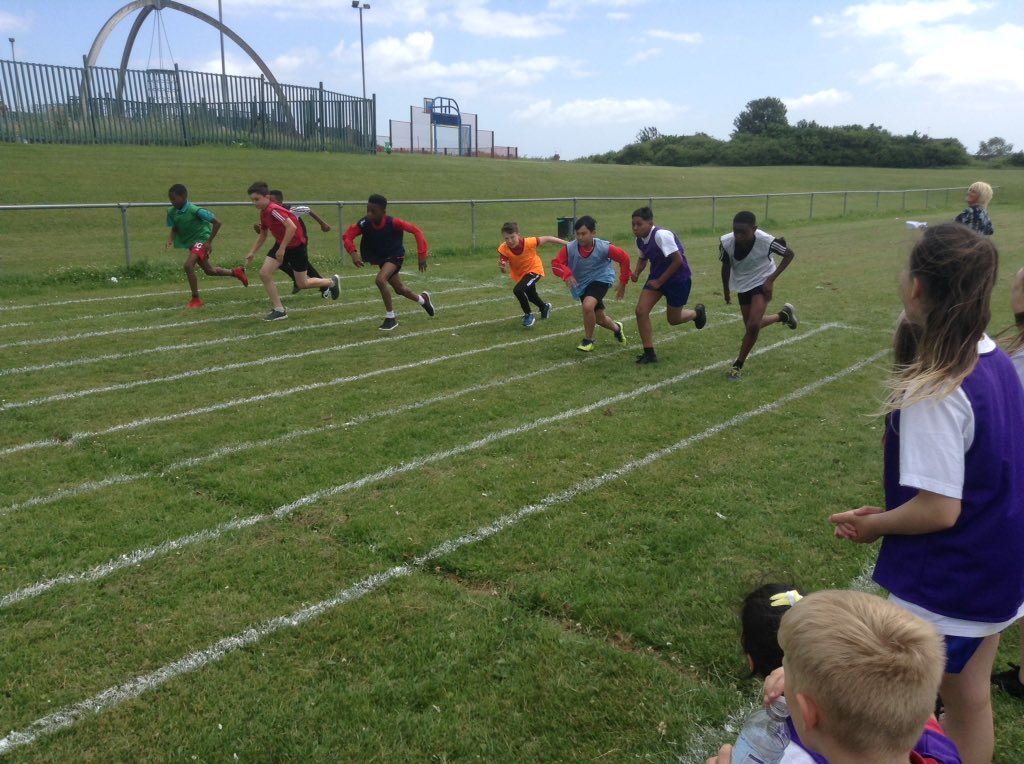 HTPSMrBarnes's tweet photo. Very proud of @HTPSchool children's efforts at the Elympics finishing third. The spacehopper race was definitely their favourite race! https://t.co/aaon2dDrKq