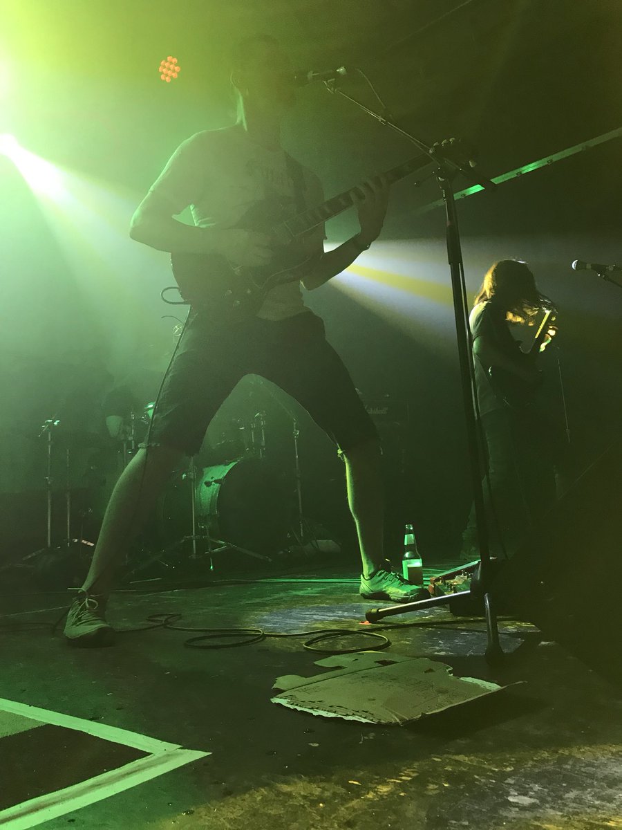 What’s that down by your foot, Chris? Oh yeah! Mother fucking BLL. The rocket fuel you need to tear the stage up #BLL <a href="/propagandhi/">PROPAGANDHI</a>