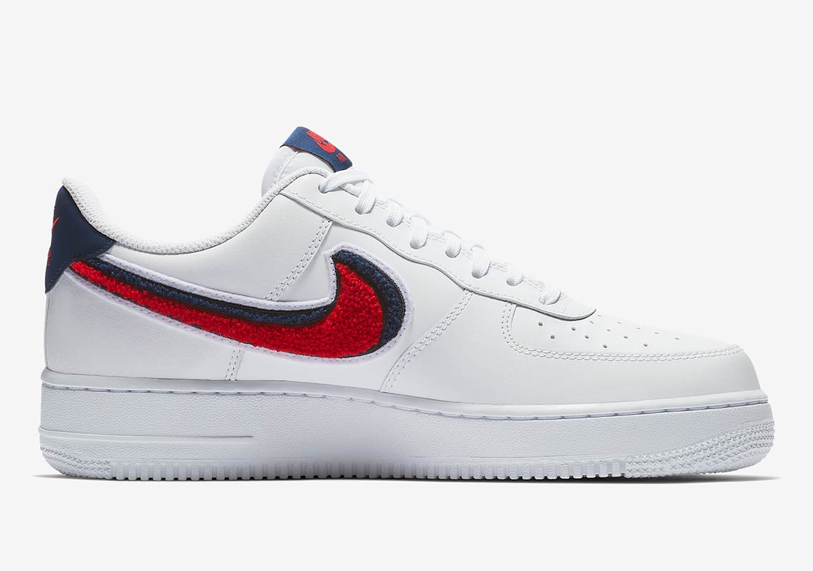 nike air force striscia rossa