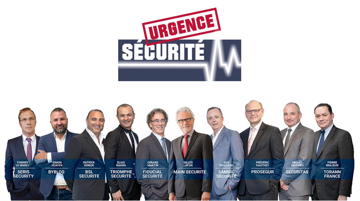 UrgenceSecurite's tweet photo. Dans une tribune, nous - entreprises leaders de la sécurité privée - annonçons la création du collectif #UrgenceSécurité, alertons sur la pression des prix et appelons à l’union syndicale
https://t.co/ei6GAyvlPy https://t.co/vUyjH5GsXy