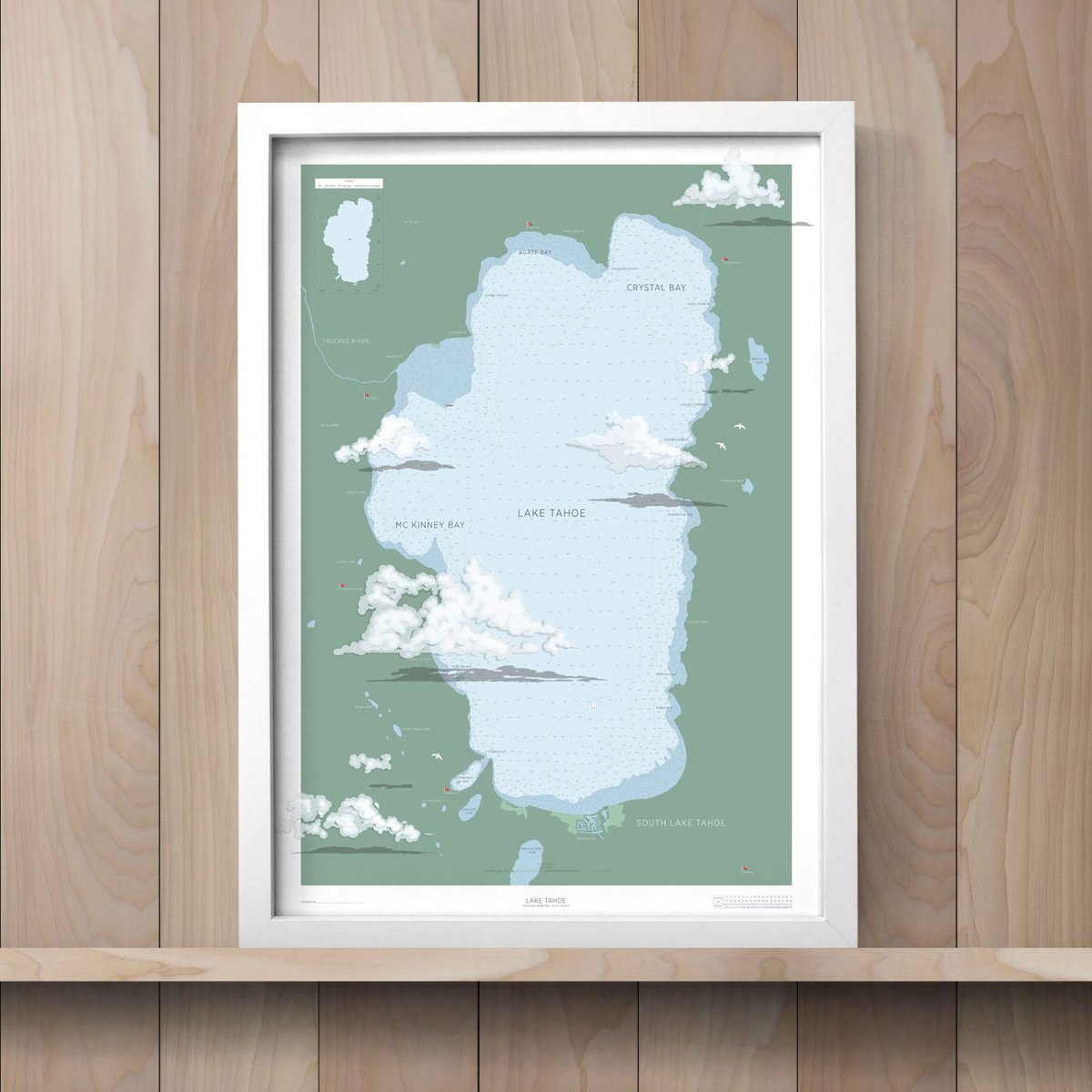 rookeeroo's tweet photo. From the Boathouse Collection, our nautical map of Lake Tahoe. #lakelife #nautical #laketahoe 
https://t.co/JqAHSD0jmK https://t.co/uUbaTq5b7f