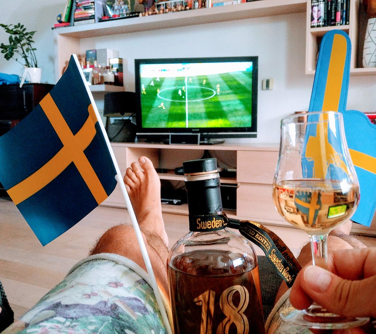 Hopefully this delicious <a href="/mackmyra/">Mackmyra Swedish Whisky</a> Sweden Rock 18 will bring some goals for Team Sverige. Skål!