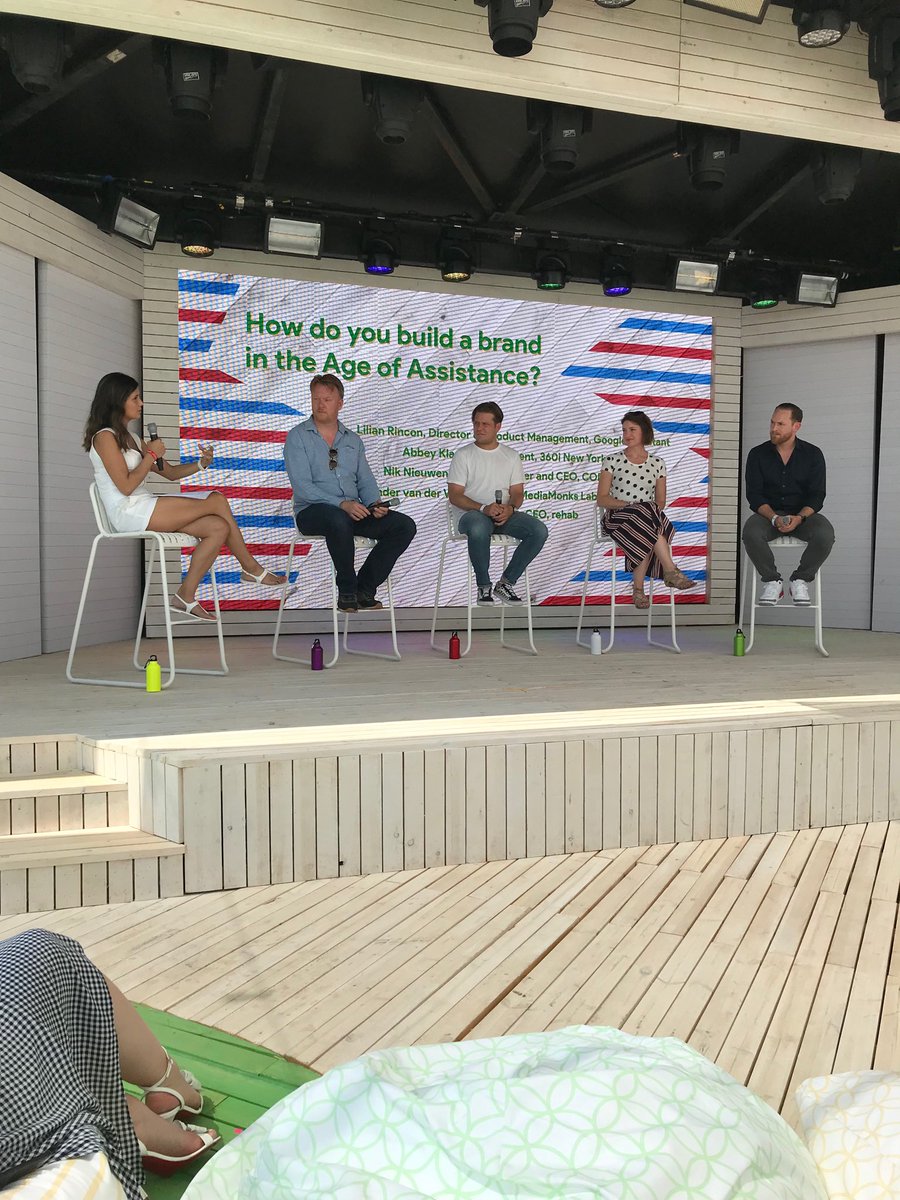 ⁦<a href="/Cannes_Lions/">LIONS | The Home of Creativity</a>⁩ #GoogleBeach how to build a brand in the age of assistance