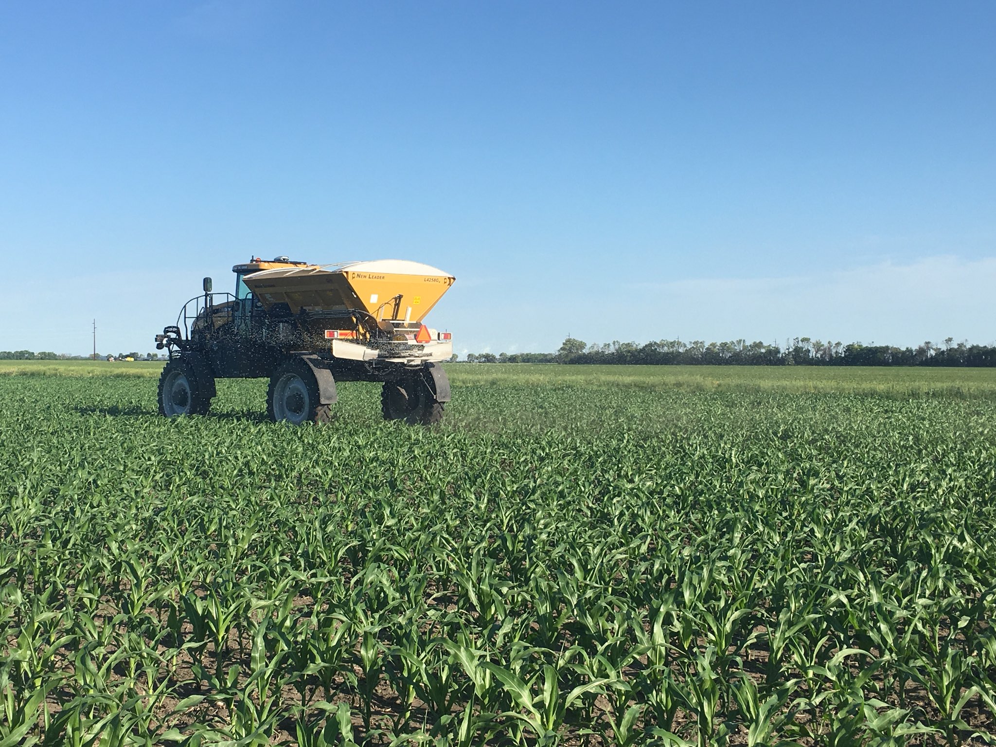 The Arthur Companies on Twitter "Great day to top dress corn.…