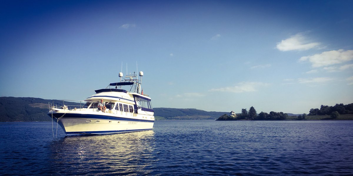 TraderYachts's tweet photo. Rather be in Scotland. Trader 54 Ocean Spirit in Loch Gair...#argyllandbute #MondayMotivation https://t.co/6QzW5qMDID