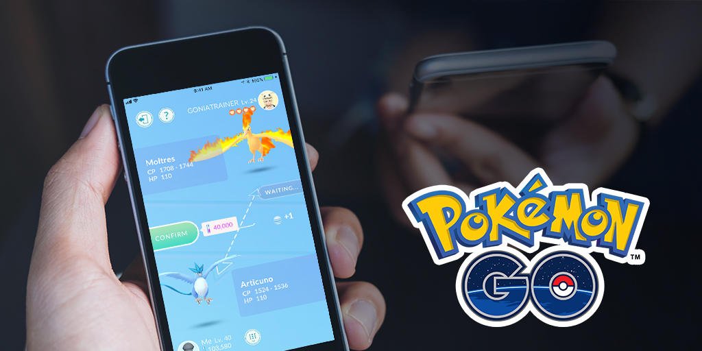 PokemonGOptBR's tweet photo. Estamos felizes em anunciar que amizades, presentes e trocas estão chegando ao Pokémon GO! Saiba mais: https://t.co/GtjpzytSsO https://t.co/r0IdJY82Xf