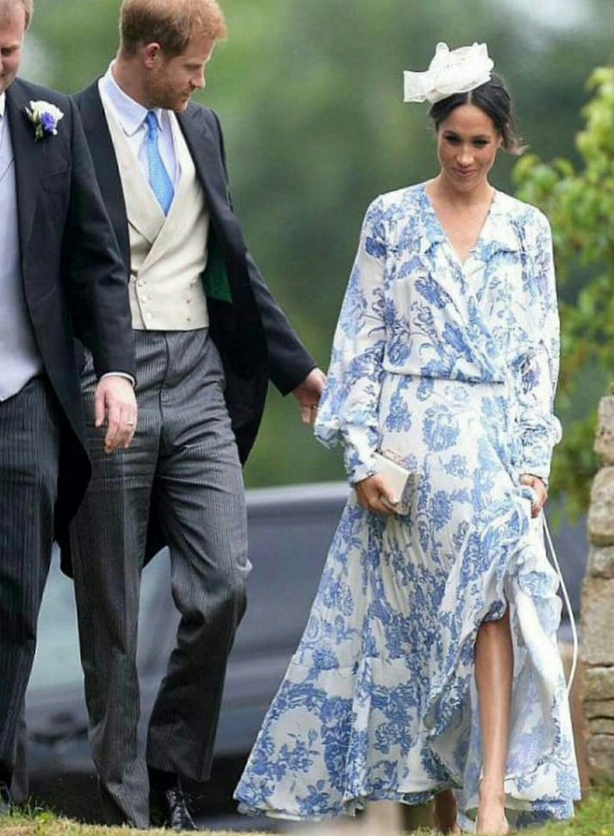 meghan markle wedding guest outfits