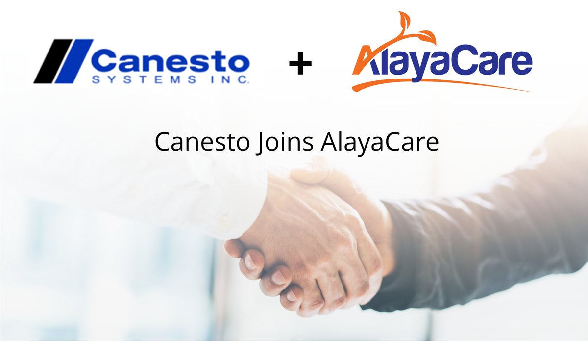 AlayaCare's tweet photo. AlayaCare Enterprise #HomeCare Software Announces Acquisition of Canesto Systems Inc. Read the release here: https://t.co/bhXDc0AWs5 https://t.co/0wFiaCYfzT