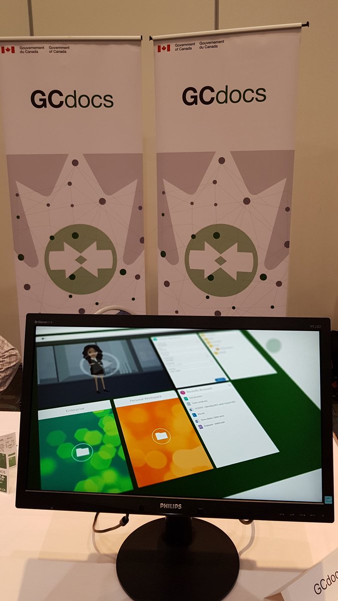 GCdocsProgram's tweet image. Want to get a sneak peak at #GCdocs16? Ney....Need to see it in person? Drop by the Palais de Congrais and visit the #GCcase symposium. We are here to show and talk.