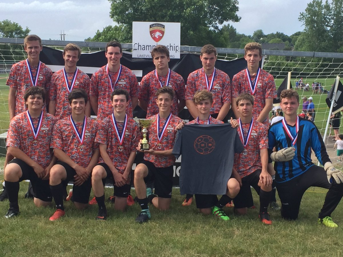 NewRichSoccer's tweet photo. Congrats to the U18 boys on winning the Lakeville Fathers Day Cup Tournament and honored their teammate Brett Mueller with a championship win over Amery 1 to 0. https://t.co/XvZVLazTWd