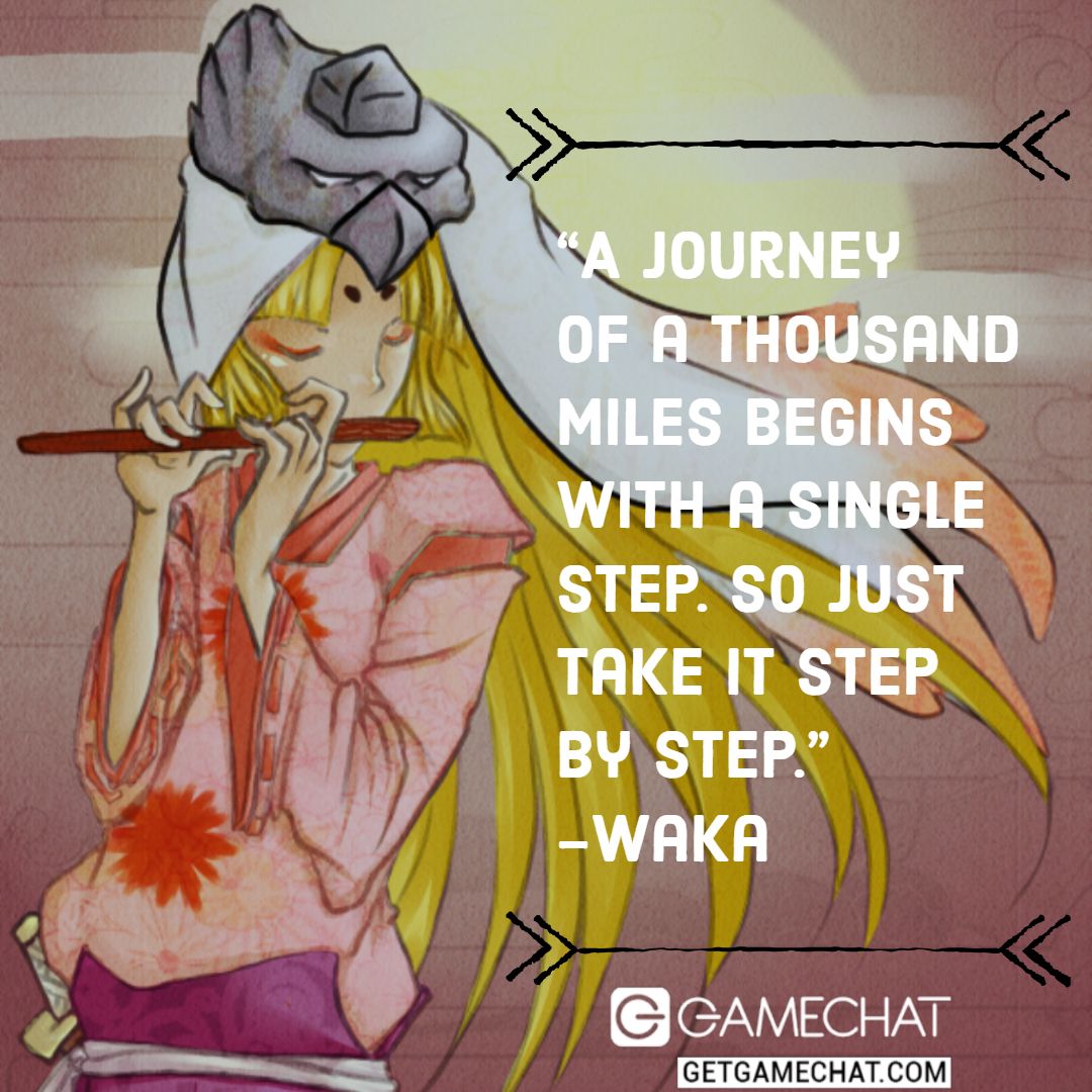 getgamechat's tweet photo. This week's #MondayMotivation comes to us from #Okami reminding us to never fear taking a plunge. Always be ready to take the first step, and never fear to move into new territory, from us here at #Gamechat, enjoy your week! https://t.co/BJnVjq99MA