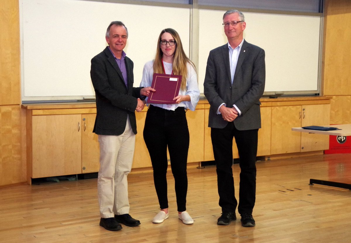 CAPhys's tweet photo. Need some #MondayMotivaton -- or inspiration? These incredible #WomenInSTEM took home the top awards for Overall Student Oral Presentation at last week's #CAPCongress18.
1st 🏆@AmyInGradSchool
2nd 🏆 @carmlingling
3rd 🏆Melanie Hammer
#physics https://t.co/aEYpo8jEkI