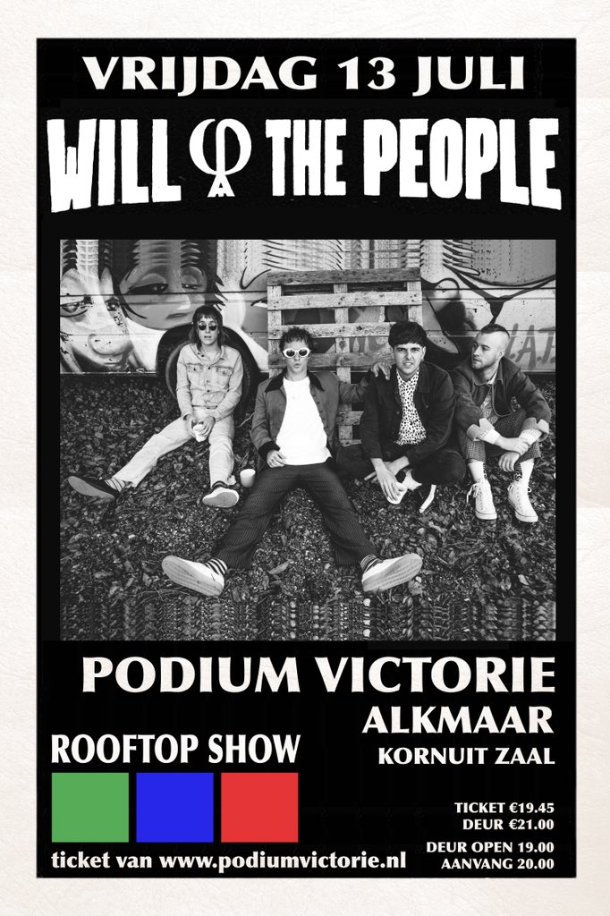 Our first headline show of the year and where better to be than on a rooftop in our adopted homeland. Holland its been a while and oh how we have missed you! Get your dancing shoes on its gonna be a funky ride 📸 cubisphoto #theboysarebackintown
tix @ podiumvictorie.nl/programma/will…