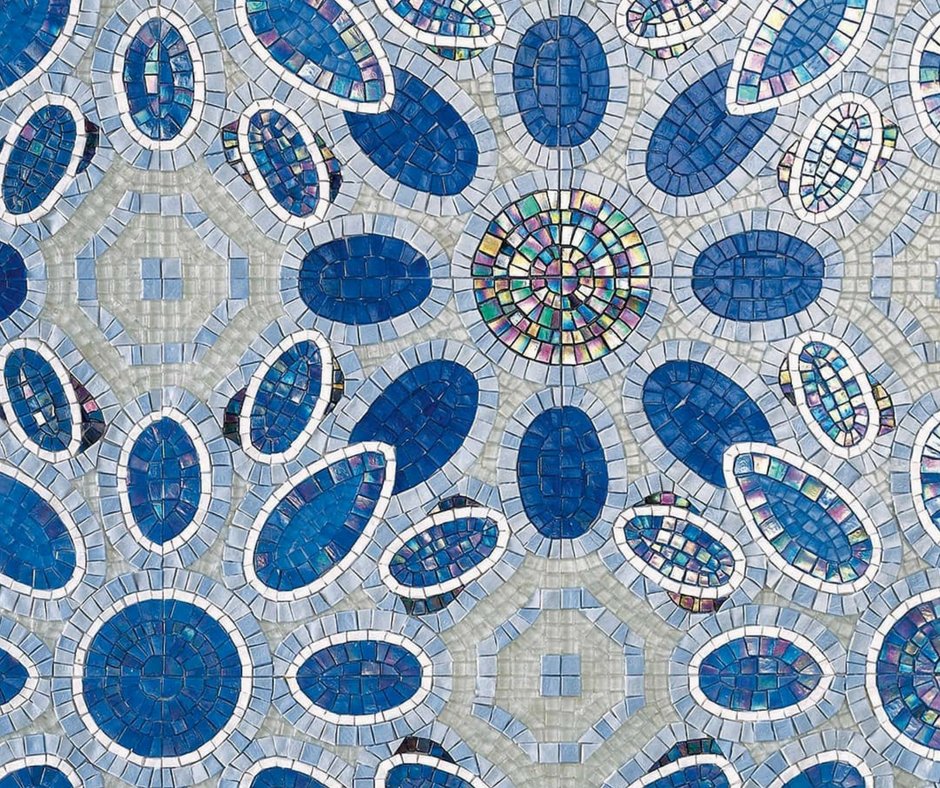EuroTileStone's tweet image. Happy Monday! 🌞🌞 Some mosaics are incredible works of art. Check out this blue beauty! #MosaicMonday #Design #EuroTile