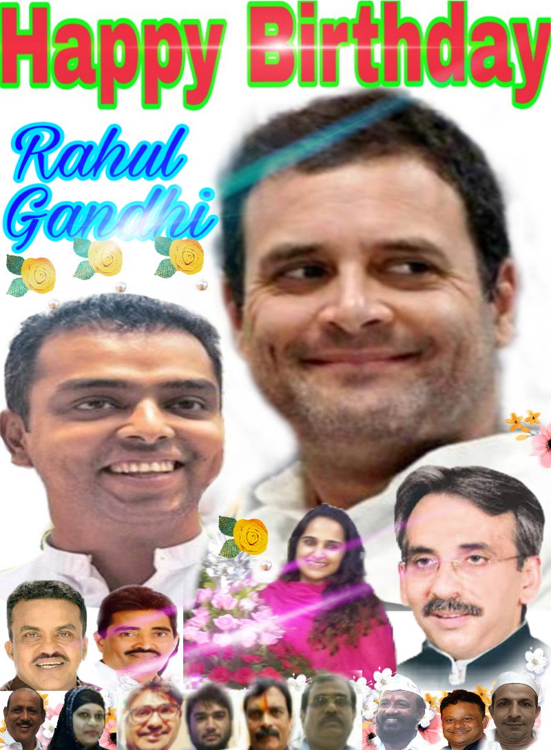 Happy Birthday..Rahul Gandhi..j... 