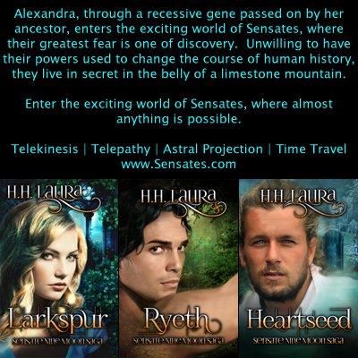 Larkspur #Sensate Nine Moon Saga
#Fantasy #sciencefiction #telepathy #telekinesis #full_length_novel 
smashwords.com/books/view/104… … … … … …
Book 1 of a 3 Book Series (Larkspur, Ryeth &amp; Heartseed) #readers