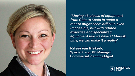 MaerskNAM's tweet photo. Meet Krissy Van Niekerk - Maersk Line Special Cargo Expert

#MoveEverything #ShippedbyMaersk @MaerskLine @Maersk https://t.co/Av34h1O4fw