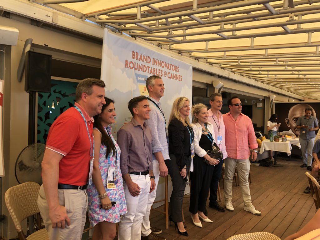 dwied's tweet photo. Great start to #canneslions with  @Brand_Innovator Exec Round table with @pblackshaw  @pjdeluca @iCrossing  @mariansalzman @mastercard  @carmentrue https://t.co/Ogm9pfRzhJ