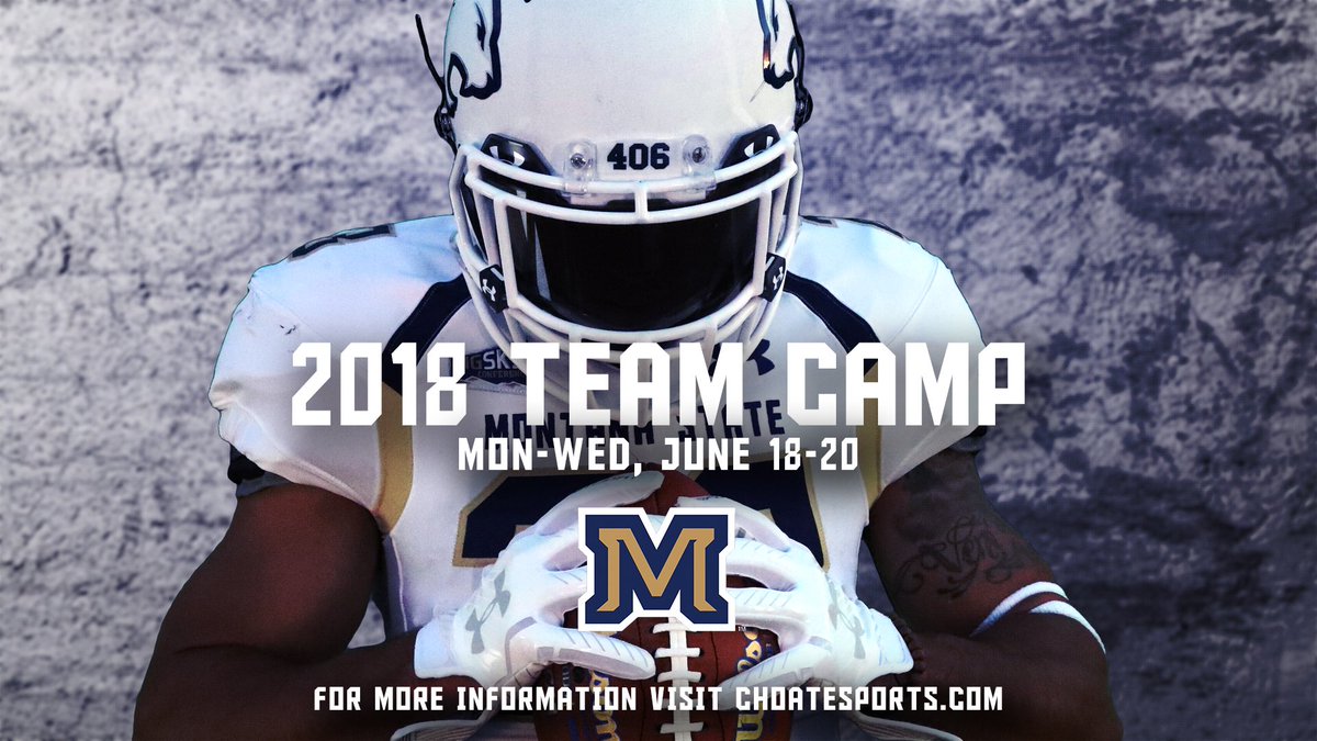 BJ_Robrtsn's tweet photo. #MontanaStateMonday
Welcome to the 14 teams coming to campus today who have made the sacrifice &amp; commitment to one another &amp; their TEAM. #TeamUnitMe #BLUEcollarGOLDstandard https://t.co/W2Ue5yEoWJ