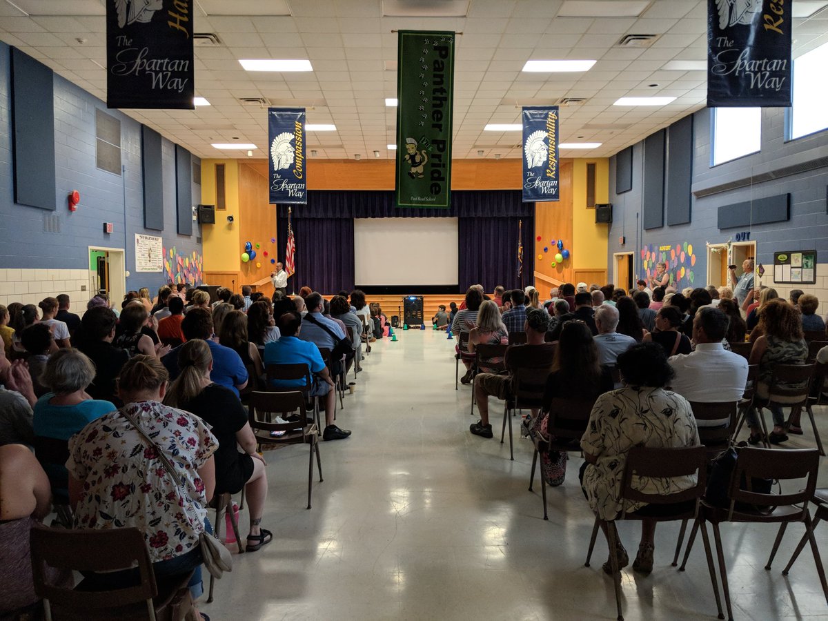 PaulRoadSchool's tweet photo. Our 50th, fifth grade completion ceremony! A very special group of 5th graders! #prs50 #gcpride https://t.co/OWazCxcyTL