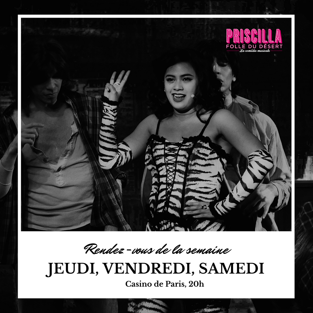 Déjà l'avant-dernière semaine de cette aventure de dingue !
👉 Prochains RDV avec <a href="/Priscilla_FD/">Priscilla 👠🚌</a> : jeudi, vendredi et samedi à 20h au <a href="/casinodeparis/">shoichi kajino</a> 👠