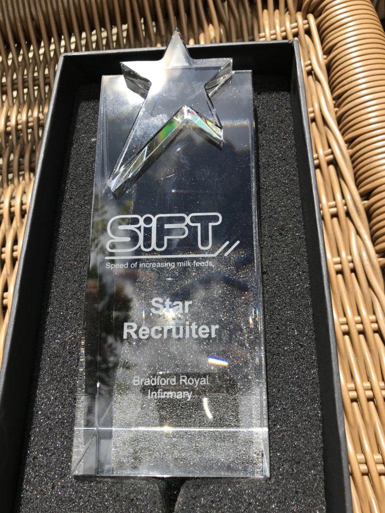 #SIFT end of trial meeting today and so proud that @NeonatalBTHFT @child_res have been awarded a #starrecruiter prize #whywedoresearch opportunities so important in improving #neonataloutcomes  @BTHFT