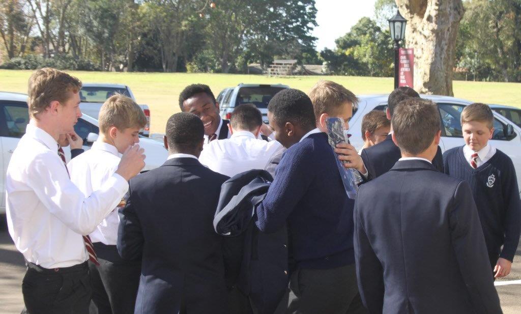 KearsneyNews's tweet photo. Today we said farewell to our visiting exchange students from  Mount St Mary's. They truly seized the day and were wonderful ambassadors for @MountSpinkhill @MSMHead.  Well done boys. https://t.co/0HUx6B91RC