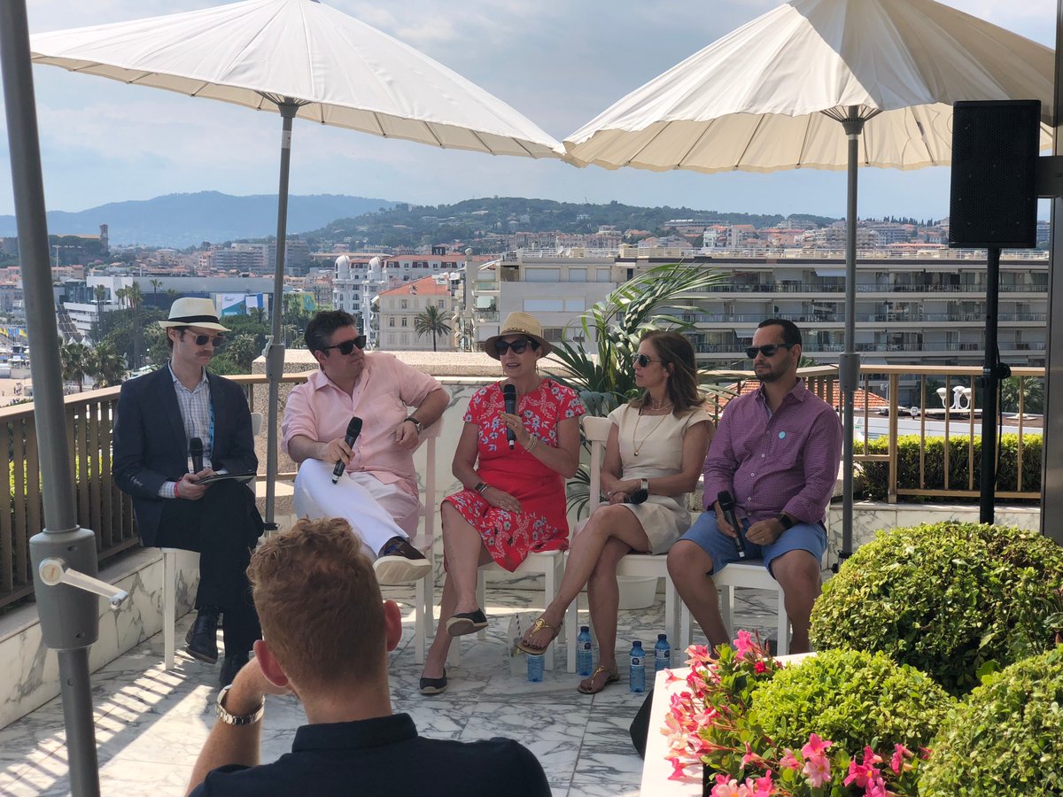 IndexExchange's tweet photo. Kicking off our discussion with @AdMonsters, @Wunderman, @NBCUniversal and @IBMWatson on how industry leaders are using data to create safe &amp; relevant content for audiences. #IXcannes https://t.co/GWjZ0Dmb8A