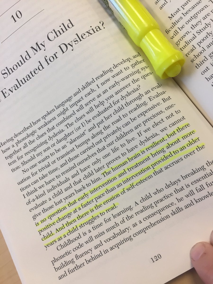 SpEdAdvocate1's tweet photo. Reading Dr. Sally Shaywitz’s book “Overcoming Dyslexia”. Early intervention DOES make a huge impact.
#dyslexia #advocate4students #involvedparents https://t.co/Iz4qmwOf9F