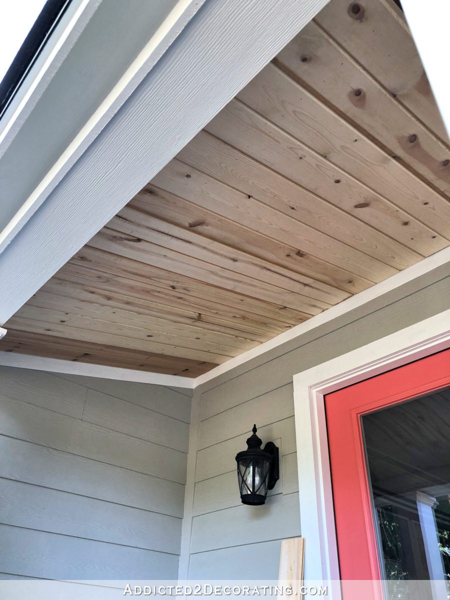 Kristi Linauer On Twitter Front Porch Ceiling Progress Plus