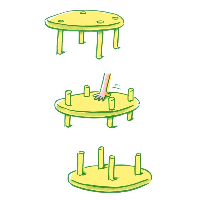 やさしいちゃぶ台返し クリハラタカシ 冬のufo 夏の怪獣 新版 重版出来 のイラスト やさしいちゃぶ台返し クリハラタカシ 冬のufo 夏の怪獣 新版 重版出来 のイラスト