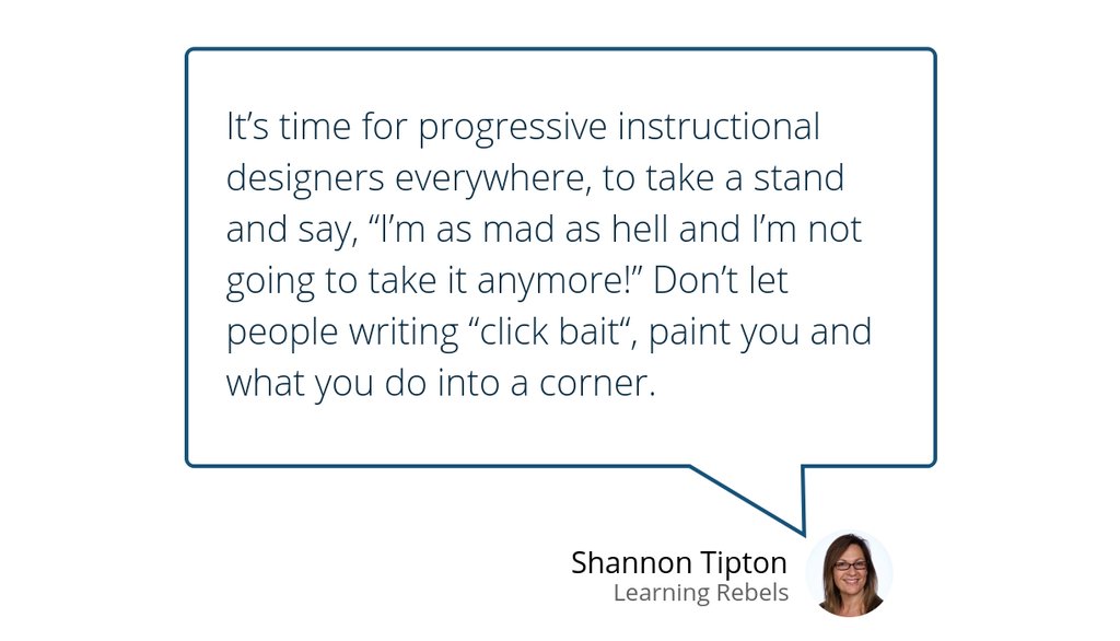 stipton's tweet photo. Alert! Instructional Design is Not Dead! https://t.co/JgDeiCzBTW #LearningRebel #InstructionalDesign https://t.co/c8ertPFHDa
