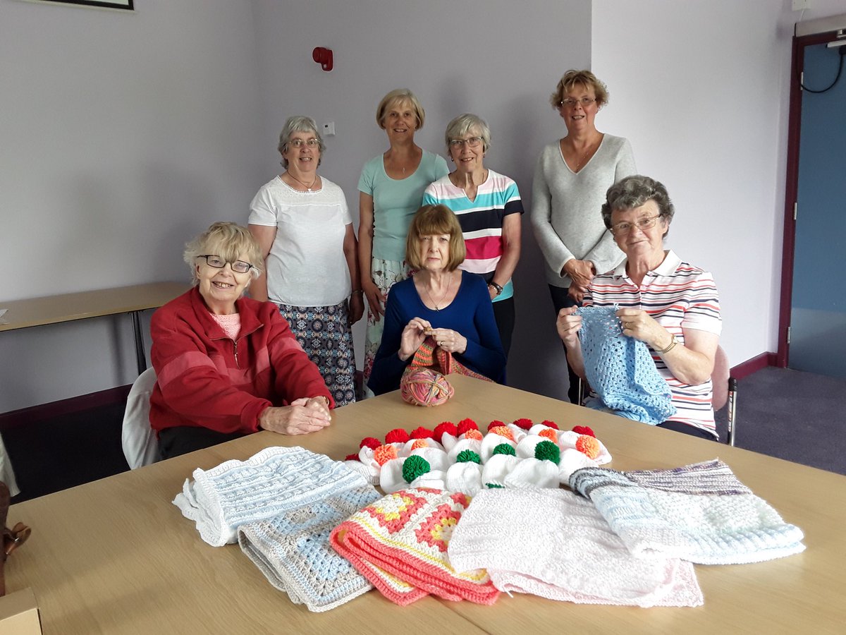 We are having a great time at the #Yatton #crochet club: did you know that #Connect is one of the #5WaysToWellbeing And helps with #TacklingLoneliness and #ReducingIsolation? For further info call 01934 888803 And #LetsTalkLoneliness