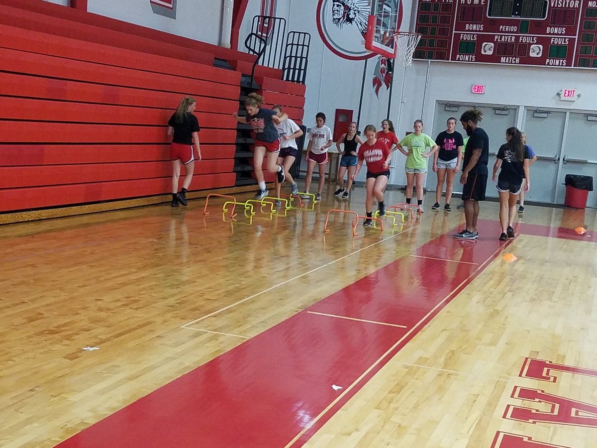 Got our blood pumping on a Monday morning.  Great work ladies.