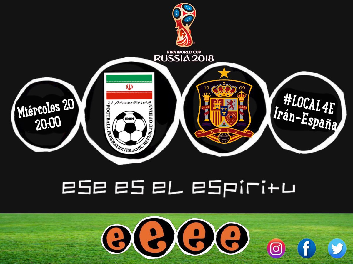 EseEsElEspiritu's tweet photo. El Miércoles 20 tenemos otra cita con la Selección en el #local4e
Alli te esperamos! https://t.co/G0pqGOxnk4