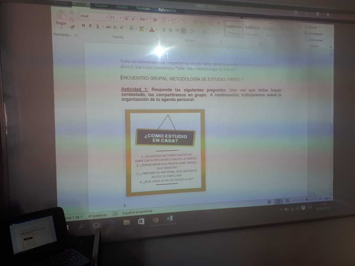 7ORTBelgrano's tweet photo. En 7mo estamos trabajando en el Taller de Metodología de Estudio. https://t.co/syQjpxs07z