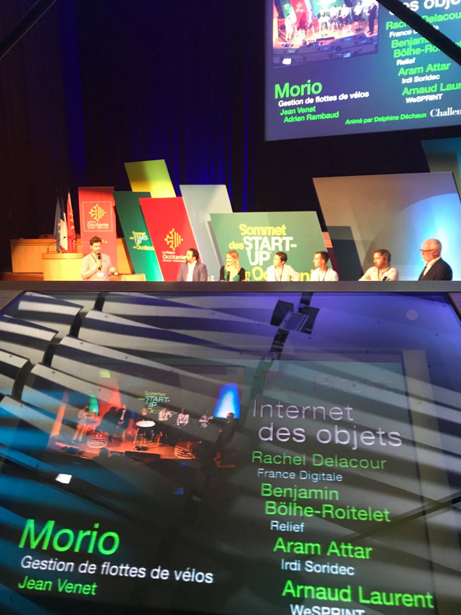 Sodenada's tweet image. #SommetStartUp @Challenges - Félicitations aux startups toulousaines @SAFETYN_Team, @fliprbox pour leur pitch tout à l'heure, et un grand bravo à #Morio pour avoir gagné ce pitch 👏 @IOTVALLEY
