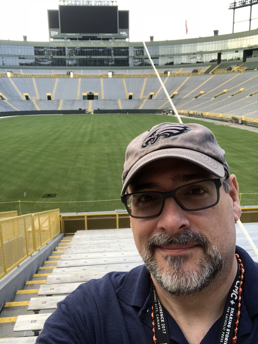 TalkingCatholic's tweet photo. This week we’re “live” from the Catholic Media Conference in Green Bay.
Joining us are communications gurus Erin Friedlander, from the @diocesemetuchen, and Mary Beth Peabody, from the @camdendiocese school’s office.
https://t.co/vQis85MtEA
#cmctitletown @CatholicPress https://t.co/lExfL9eBvQ