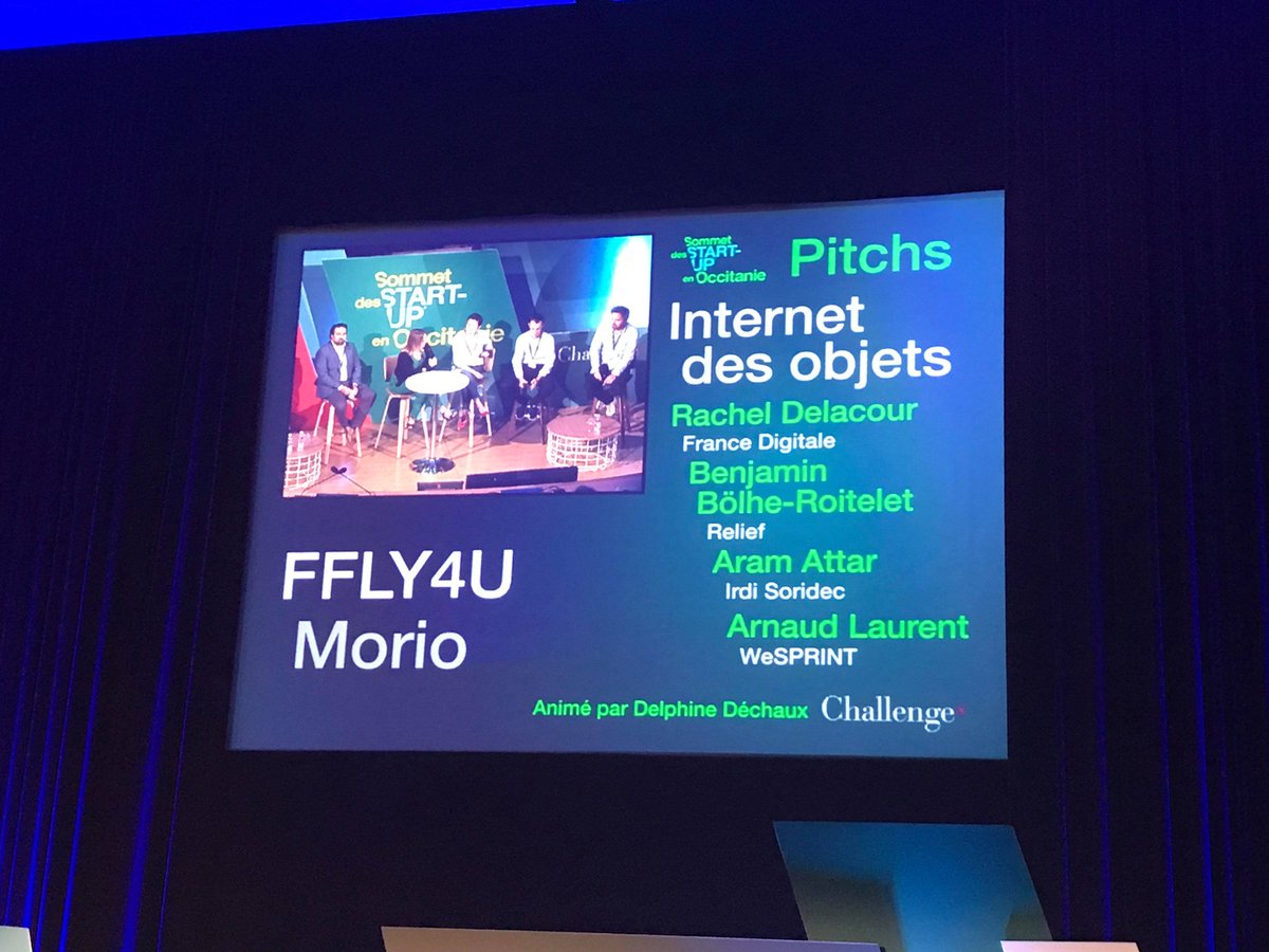 Sodenada's tweet image. #SommetStartUp @Challenges - Félicitations aux startups toulousaines @SAFETYN_Team, @fliprbox pour leur pitch tout à l'heure, et un grand bravo à #Morio pour avoir gagné ce pitch 👏 @IOTVALLEY