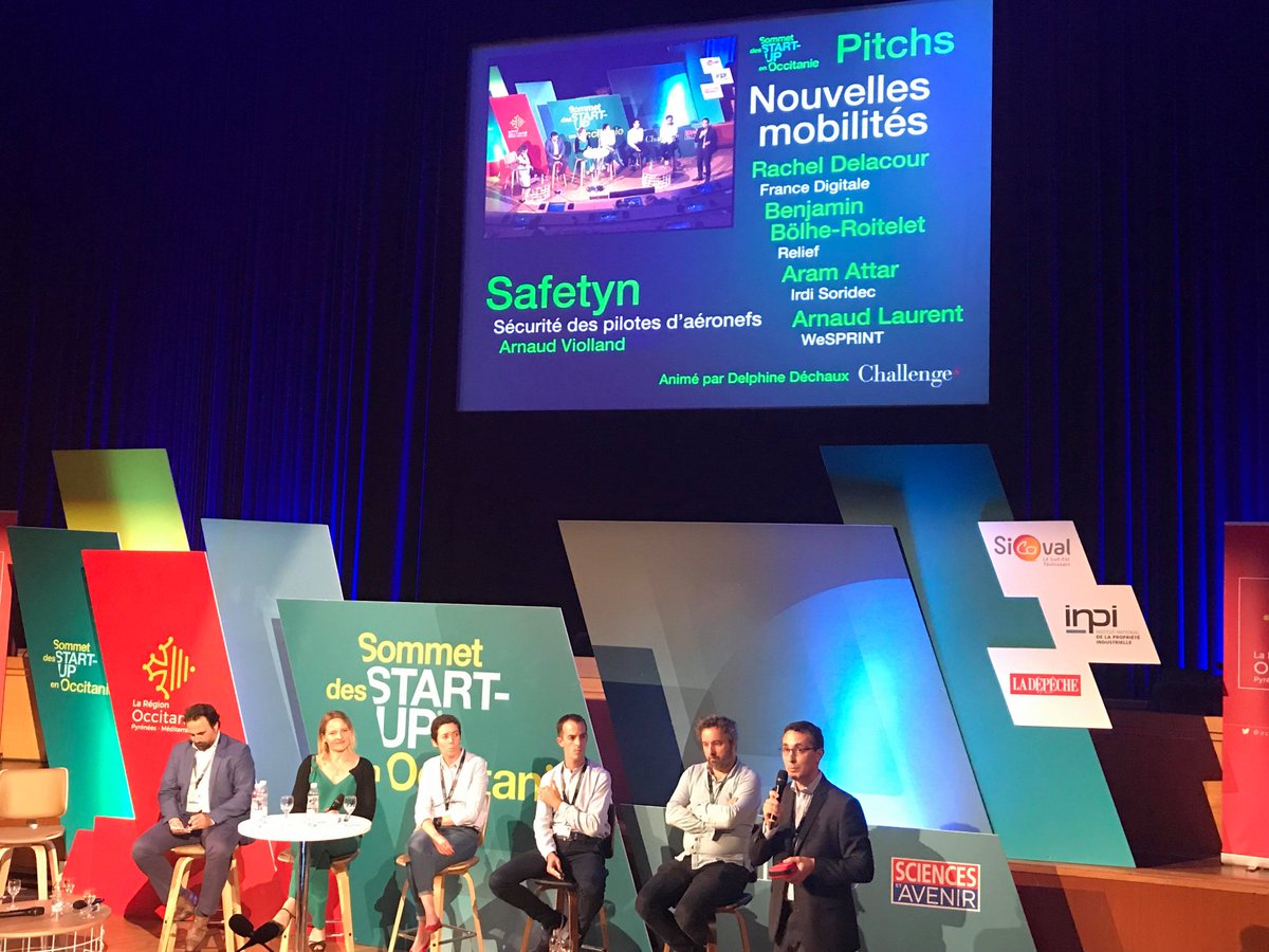 Sodenada's tweet image. #SommetStartUp @Challenges - Félicitations aux startups toulousaines @SAFETYN_Team, @fliprbox pour leur pitch tout à l'heure, et un grand bravo à #Morio pour avoir gagné ce pitch 👏 @IOTVALLEY