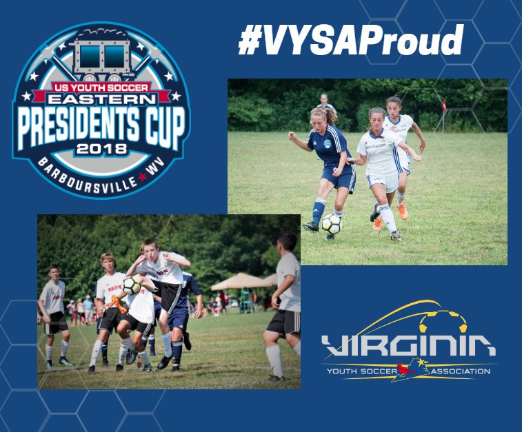 vayouthsoccer's tweet photo. We are beyond proud of the 17 Virginia teams that represented our state in the Eastern Presidents Cup! Those hard fought matches did not go unnoticed! 💪🏆⚽️ https://t.co/E2uJgSUer0